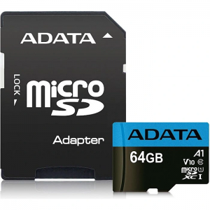 Adata MicroSDXC 64GB (AUSDX64GUICL10A1-RA1)