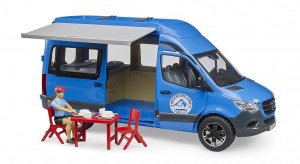 Bruder MB Sprinter Camper with driver and accessory (02684)