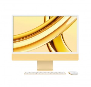 Apple iMac 24 Apple M4 10C CPU, 10C GPU 16GB RAM 512GB SSD Mouse, Keyboard with Touch ID and Numeric Keypad Yellow (Spec. conf.)