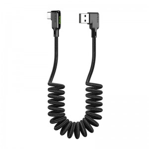 Mcdodo CA-7310 USB to USB-C Cable Angled 1.8m Black