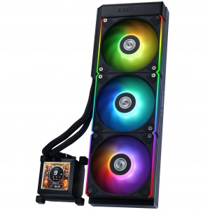 Lian Li HydroShift LCD 360 ARGB AIO Cooler - Black (HSLCD36RB)