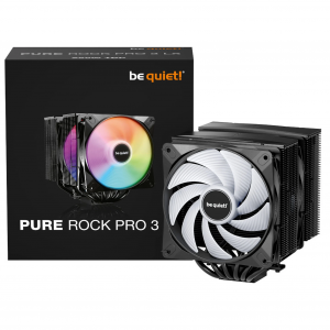 be quiet! Pure Rock Pro 3 LX CPU Cooler - 120mm, Black (BK043)