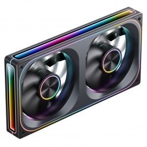 Jonsbo ZA-240 Fan, PWM, ARGB, Infinity Mirror - 240mm, black (ZA-240B)