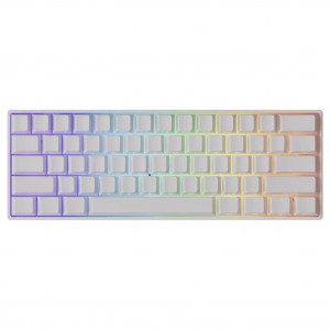 AKKO MonsGeek FUN60 Pro Gaming Keyboard, RGB, Glare Magnetic Switch – white, ANSI (US) (6975351385936)