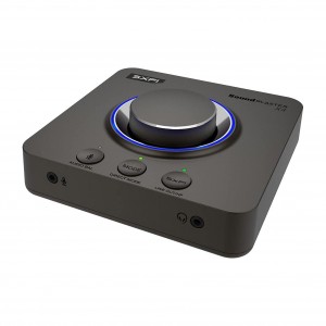 Creative Soundblaster X4 USB Sound Card, 192kHz Hi-Res, 7.1 Surround - anthracite (70SB181500000)