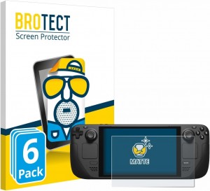 BROTECT Anti-Glare Matte Screen Protector film for Valve Steam Deck/OLED (Pack of 6)