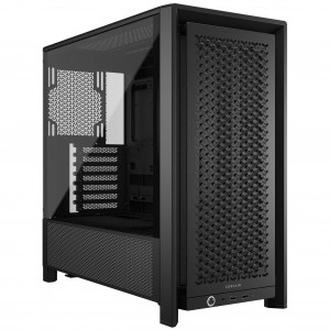 Corsair Frame 4000D PC case, Mid Tower, E-ATX, Tempered Glass - Black (CC-9011290-WW)