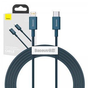 Baseus Superior Series Cable USB-C to Lightning 20W PD 2m Blue (CATLYS-C03)