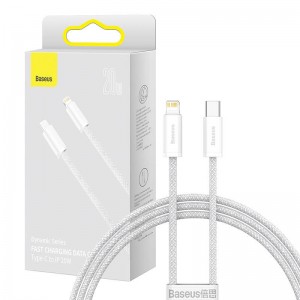 Baseus Dynamic USB-C cable to Lightning 23W 1m White (CALD000002)