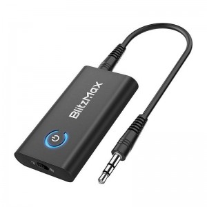 BlitzMax BT05 Bluetooth 5.2 Transmitter, Receiver aptX