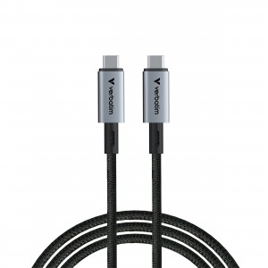 Verbatim Sync & Charge USB‑C to USB‑C 240 W 40 Gbps 120 cm