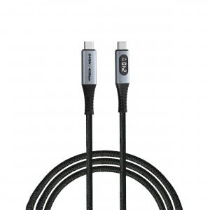 Verbatim Sync & Charge USB‑C to USB‑C 240 W 40 Gbps Display 120 cm
