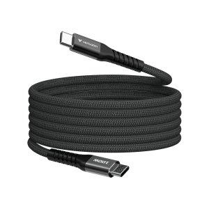Verbatim Sync & Charge USB‑C to USB‑C 100 W Magnetic Cable – 120 cm Black