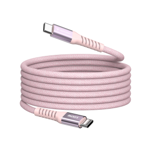Verbatim Sync & Charge USB‑C to USB‑C 100 W Magnetic Cable – 120 cm Pink
