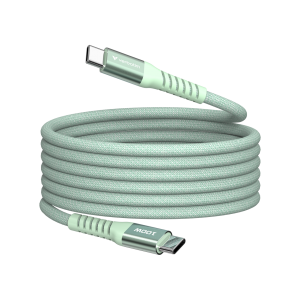 Verbatim Sync & Charge USB‑C to USB‑C 100 W Magnetic Cable – 120 cm Green