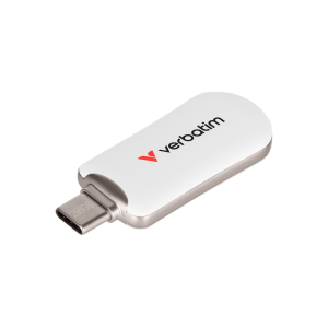 Verbatim Plectra USB‑C Flash Drive 256 GB white