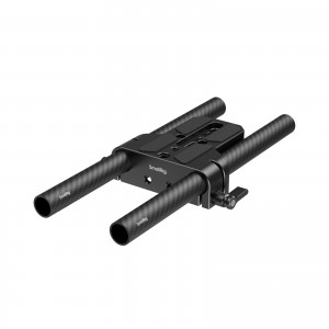 SmallRig 5609 Bottom Mount Plate with Dual 15mm Rod Clamp