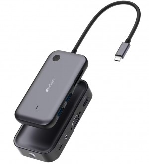 Verbatim USB‑C‑Wireless‑Display‑Adapter 1080 P with Hub WDA‑01