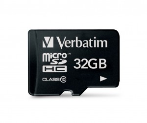 Verbatim micro‑SDHC Memory Card 32 GB UHS‑I Premium Class 10