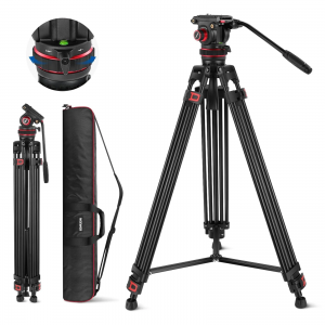 Neewer TP75 Premium Video Tripod with Fluid Head