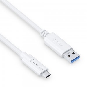 PureLink USB C to USB A cable 31 Gen 2 3A 10G iSeries white 1m (IS2610-010)