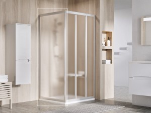 Ravak Shower Fixed Wall APSS-75 198 Satin+Glass Grape (94030UR2ZG)