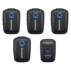 Saramonic Blink500 T4 Wireless Audio Transmission Kit (RX + TX + TX + TX + TX)
