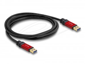 Delock Cable USB 3.0 Type-A Plug to USB 3.0 Type-A Plug 3 m Premium (82746)