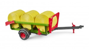 Bruder Round bale collector with 3 round bales (02204)