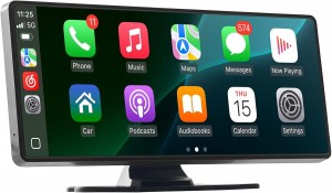 VEVOR 9003D Wireless CarPlay Android Auto Portable Radio 10-inch