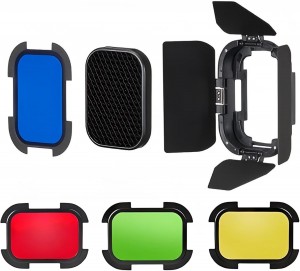 Godox BD-07 II Barndoor Kit For AD200 Pro II Speedlite Flash Head