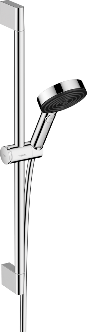 Hansgrohe EcoSmart Pulsify Select 105 3jet Relaxation, 650мм Dušas Komplekts Matēts Melns (24161000)