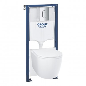 Grohe Bau Ceramic Rapid SL 5in1 WC Pods+Rāmis Rapid SL+Poga (103849SH00)