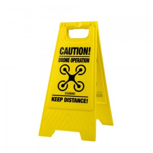 Caruba Drone Warning Sign English