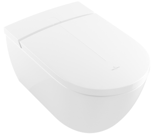 Villeroy&Boch Avento Combi-Pack ViClean-I200 Piekaramais WC C+ ar Bidē Funkciju + SC Vāks un Pults Balts Alpin (V0E200R1)