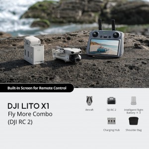 DJI Lito X1 Fly More Combo with DJI RC 2