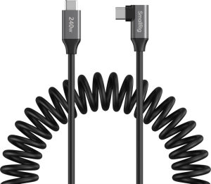 SmallRig 5730 USB-C Data Cable Coiled (Straight to Angled)