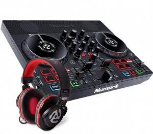 Numark Party Mix Live DJ Controller DJ Headphones H175 (PARTYMIXLIVEBUNDLE)