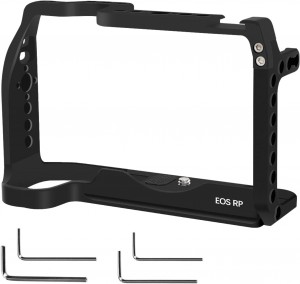 Fugasun EOS RP Camera Cage, EOS RP Cage for Canon EOS RP Camera Case Camera Rig Cold Shoe