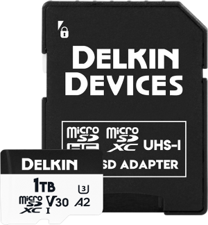 Delkin microSDXC Trail Cam Hyperspeed R195/W160 (V30) 1TB DMHSA21T