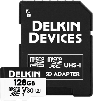 Delkin microSDXC Trail Cam Hyperspeed R100/W75 (V30) 128GB DDMSDAHS128GB