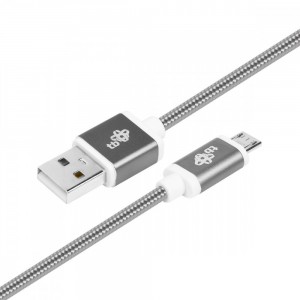 Micro USB - USB Cable 1.5 m graphite