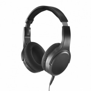 Wired TV over ear headphones black