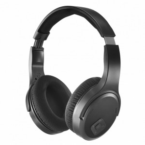 wireless TV over ear headphones black
