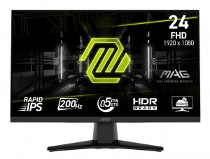 Monitor MAG 242F 23.8 inches LED/FHD/Flat/200Hz/Black