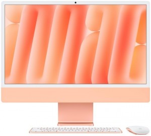 iMac 24 inch: M4 10/10, 16GB, 256GB SSD - Orange