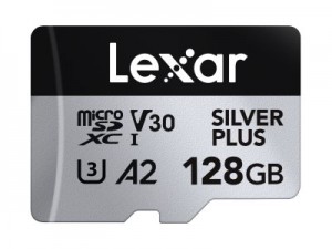 Lexar microSDXC Professional SILVER Plus UHS-I/U3/A2/4K R205/W150 (V30) 128GB