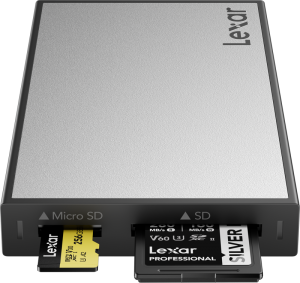 Lexar Professional Workflow USB 3.2 Gen2 Reader, UHS-I/UHS-II, support SD/MicroSD