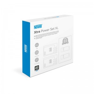 Dual-channel charger set and two LP-E17 rechargeable batteries Newell DL-USB-C for Canon