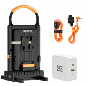 ZGCINE V-Mount Dual Charger Kit Support hot switching